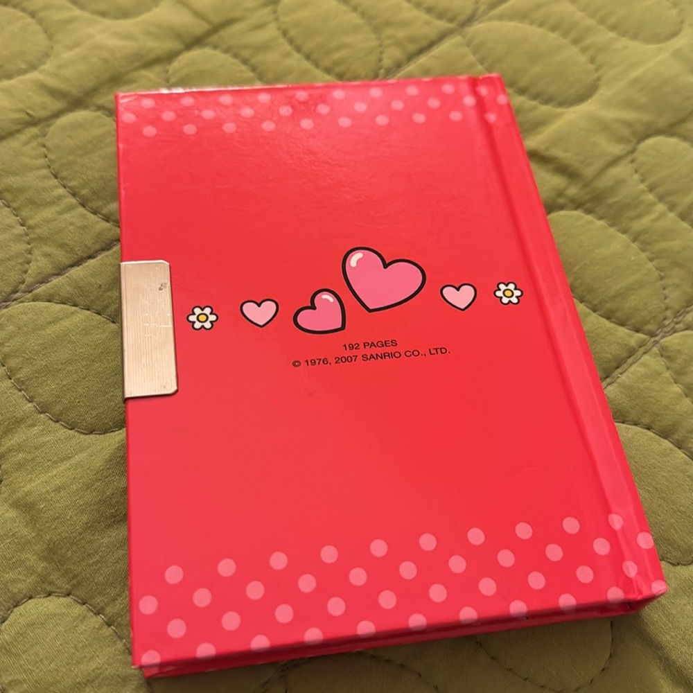 NWOT y2k Sanrio hello kitty mini red notebook diary - Picture 4 of 4